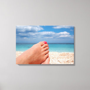 Summer holidays canvas print