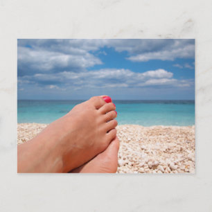 Summer holidays holiday postcard