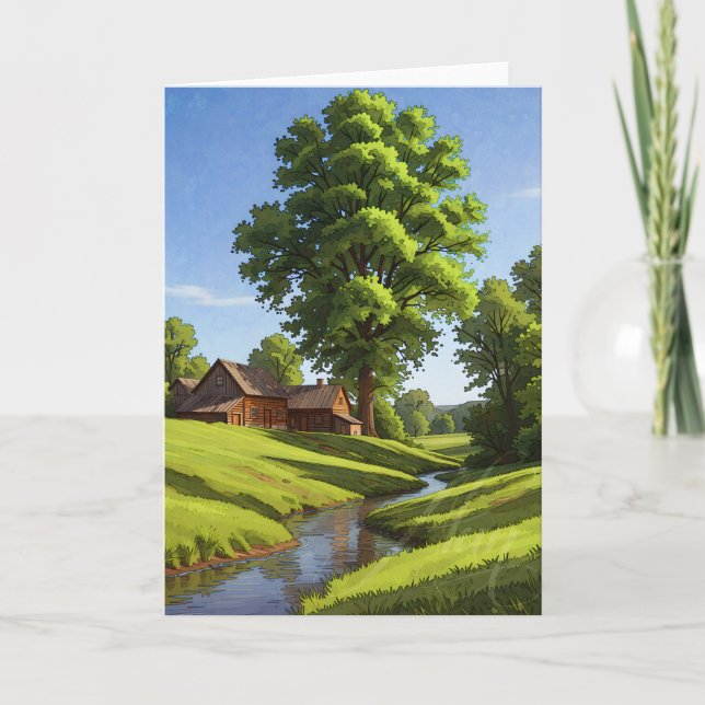 Summer House Card (Front)