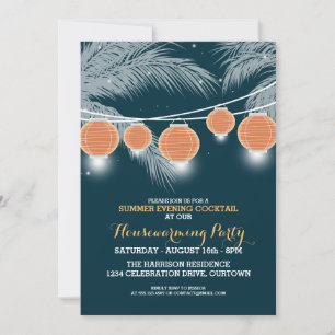 Summer Housewarming Cocktail Party Invitations