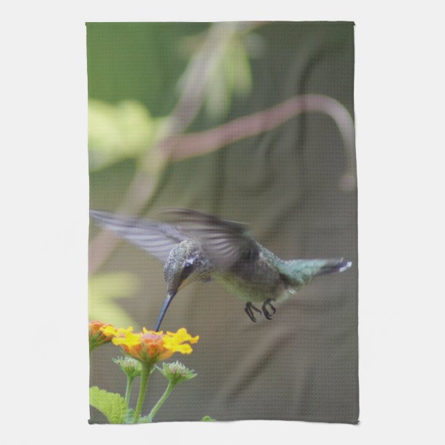 Summer Hummer! Kitchen Towel (Vertical)