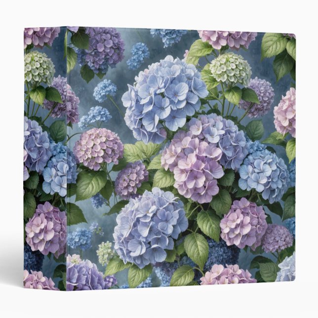 Summer Hydrangea Garden Binder (Front/Spine)