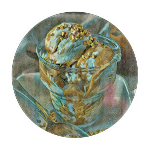 Summer ice cream cone cutting board