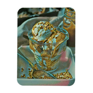 Summer ice cream cone magnet