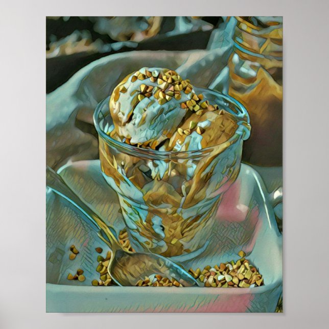 Summer ice cream cone poster (Front)