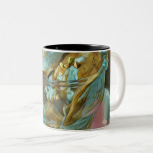 Summer ice cream cone Two-Tone coffee mug