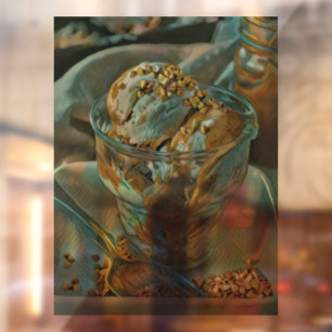 Summer ice cream cone window cling