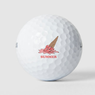 Summer Ice Cream Golf Balls