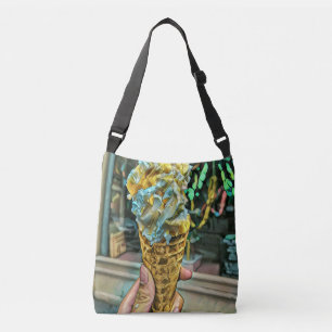 Summer ice cream lovers crossbody bag
