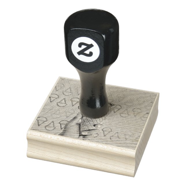 Summer ice cream lovers rubber stamp (Stamp)