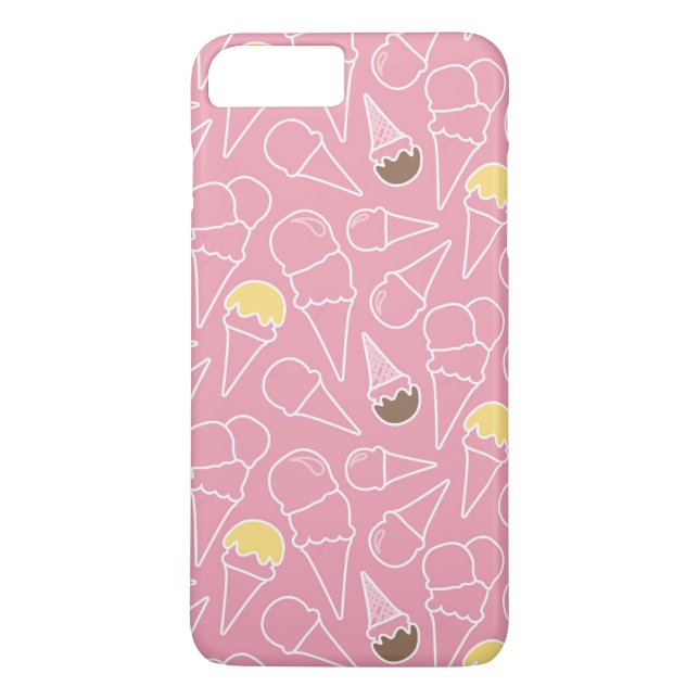 Summer Ice Cream Pattern Case-Mate iPhone Case (Back)