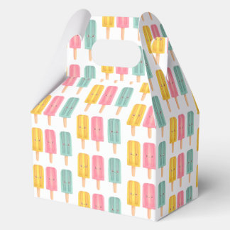Summer Ice Cream Sticks Favor Box
