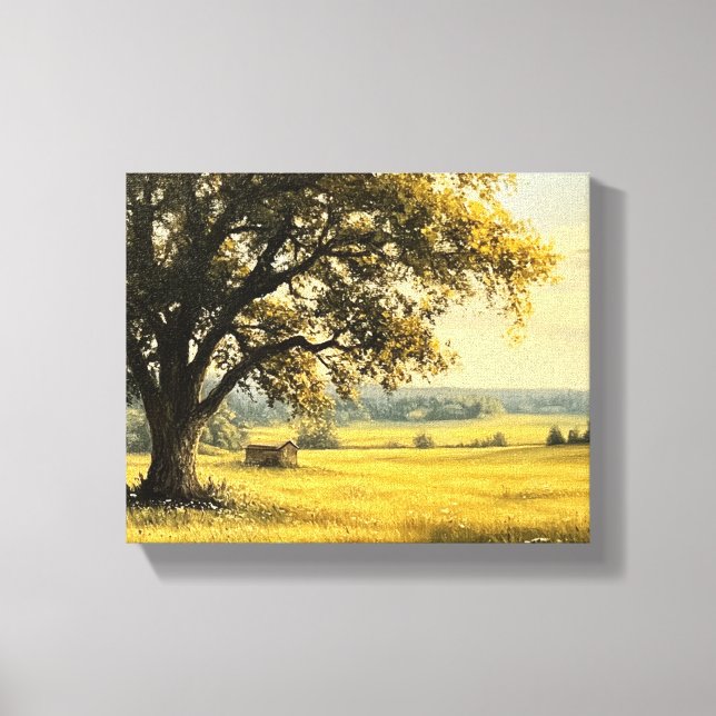  Summer in countryside landscape Canvas Print (Front)