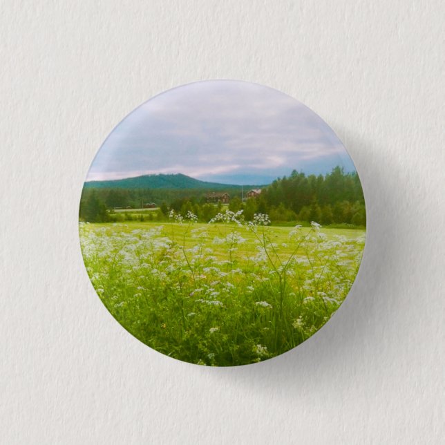 Summer in Hälsingland - Helsingia  1 Inch Round Button (Front)