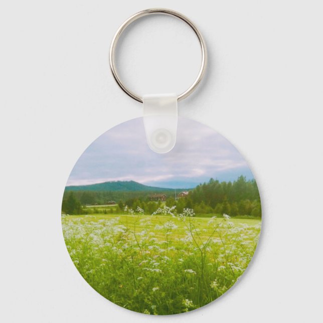 Summer in Hälsingland - Helsingia  Keychain (Front)