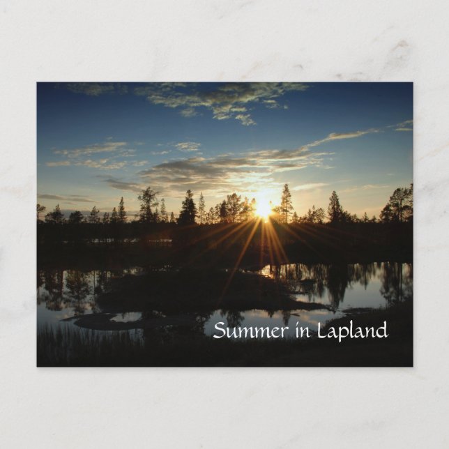 Summer in Lapland - Postcard (Front)