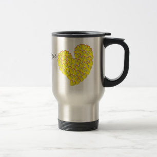 Summer in Love - Sun & Beach Hearts Travel Mug