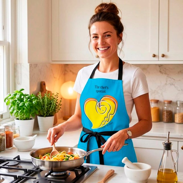Summer in Love -The chef's special - Personalized  Apron (Enjoy the summer !)