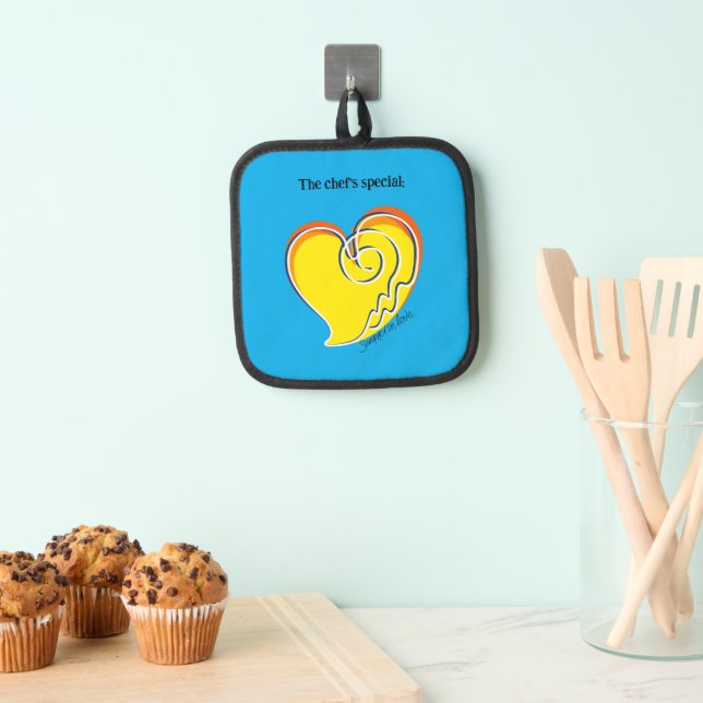 Summer in Love -The chef's special - Personalized  Pot Holder (Insitu(Hanging))