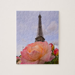 Summer in Paris - Eiffel Tower - 8x10 - 110 pcs. Jigsaw Puzzle