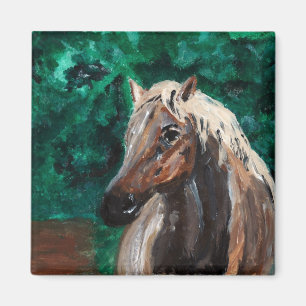 Summer in Saratoga - 2 Inch Square Magnet