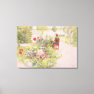 Summer in Sundborn, 1913, from a commercially prin Canvas Print