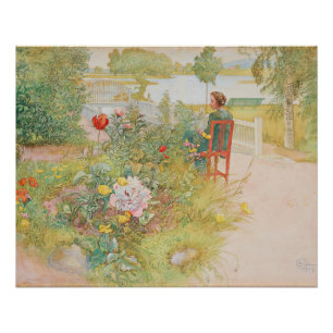 Summer in Sundborn by Carl Larsson Poster