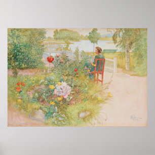 Summer in Sundborn by Carl Larsson Poster