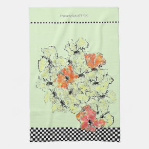 Summer into Fall Shabby Chic Wildflowers Kitchen Towel