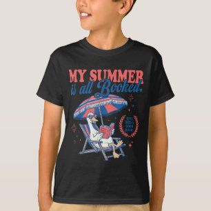 Summer is Booked Silly-Goose Reading Book Bookish T-Shirt