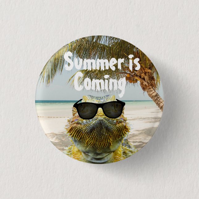 Summer is Coming 1 Inch Round Button (Front)