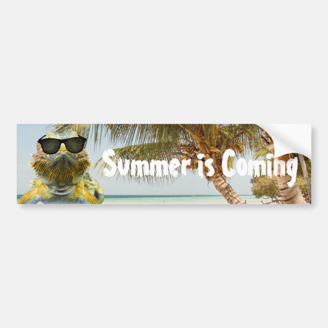 Summer is Coming Bumper Sticker (Front)