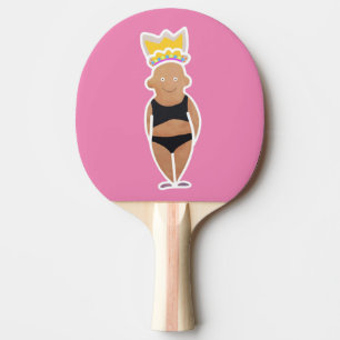 Summer is for queens and having fun   ping pong paddle