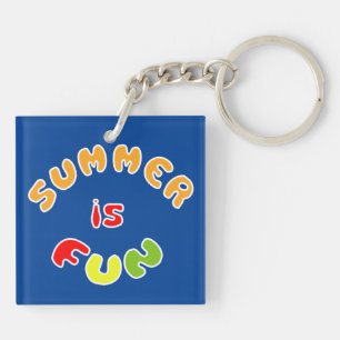 Summer is fun keychain