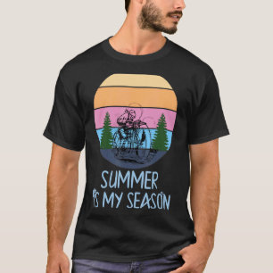 Summer Is My Season Summer Vacation Trip Camping T-Shirt