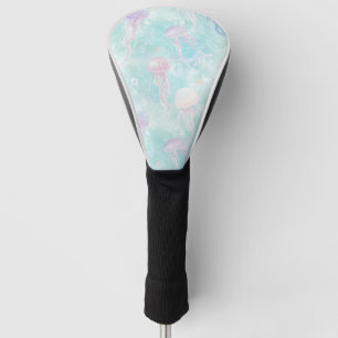 Summer Jellyfish Coastal Pattern Golf Head Cover