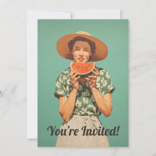 Summer Joy with Watermelon Invitation
