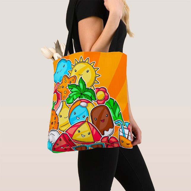 Summer Kawaii Tote Bag (Creator Uploaded)