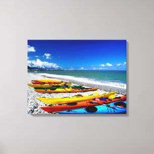 Summer Kayaking Canvas Print
