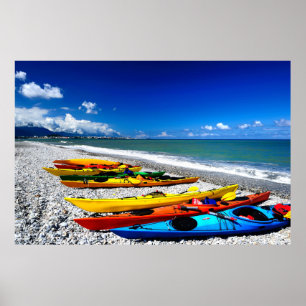 Summer Kayaking Poster