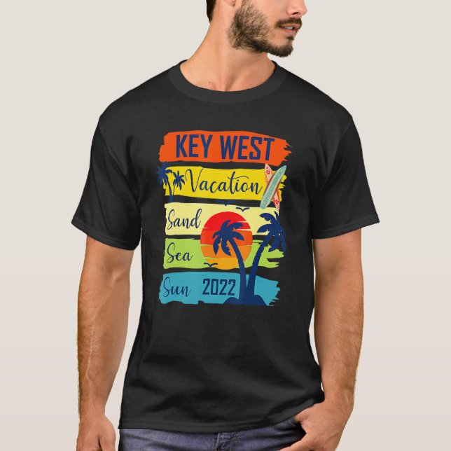 Summer Key West Florida Beach Vacation 2022 Matchi T-Shirt (Front)