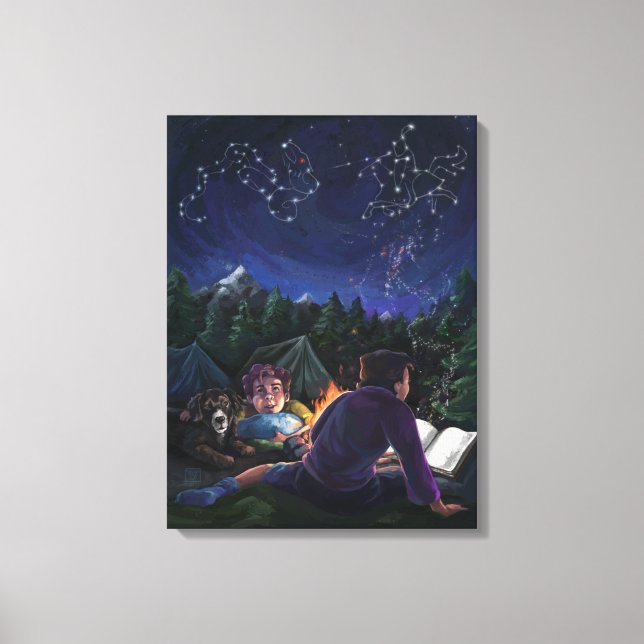 Summer Knights Canvas Print (Front)