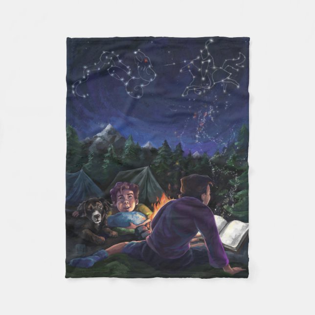 Summer Knights Fleece Blanket (Front)