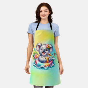 Summer Koala Sublimation Clipart Apron