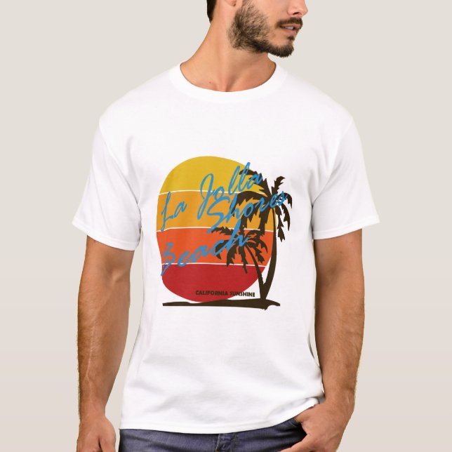 Summer la jolla shores- california  T-Shirt (Front)