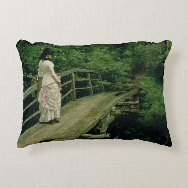 Summer Landscape, 1879 Decorative Pillow (Front)