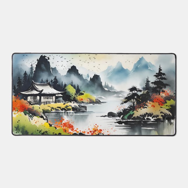 Summer landscape desk mat (Front)