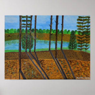 Summer Landscape poster 