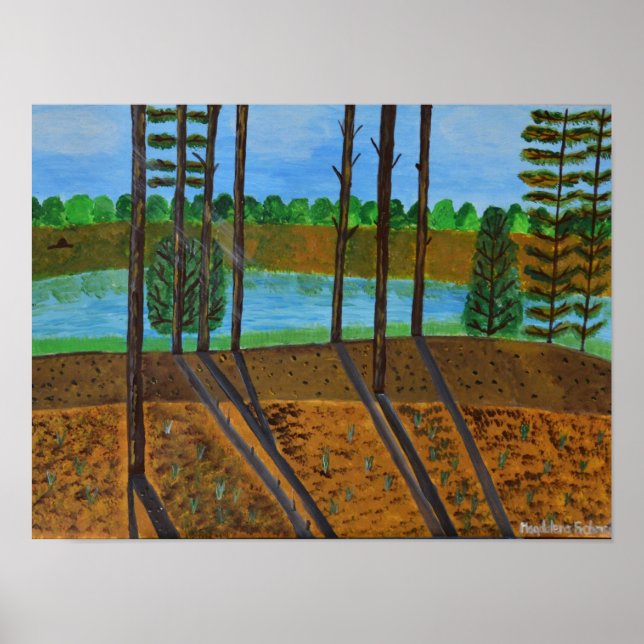 Summer Landscape poster  (Front)