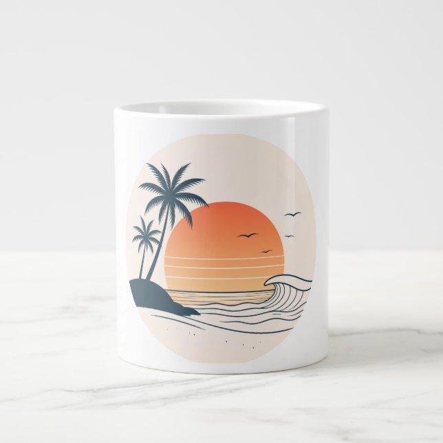Summer Large Coffee Mug (Front)